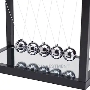 Newtons Cradle Balance Balls With Kinetic Motion