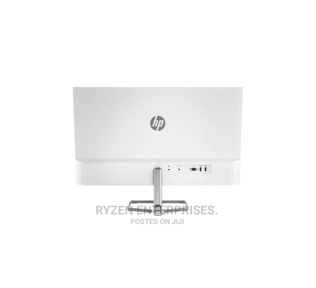 HP M27fw 27" FHD Ultra Slim LED Monitor, White Color.