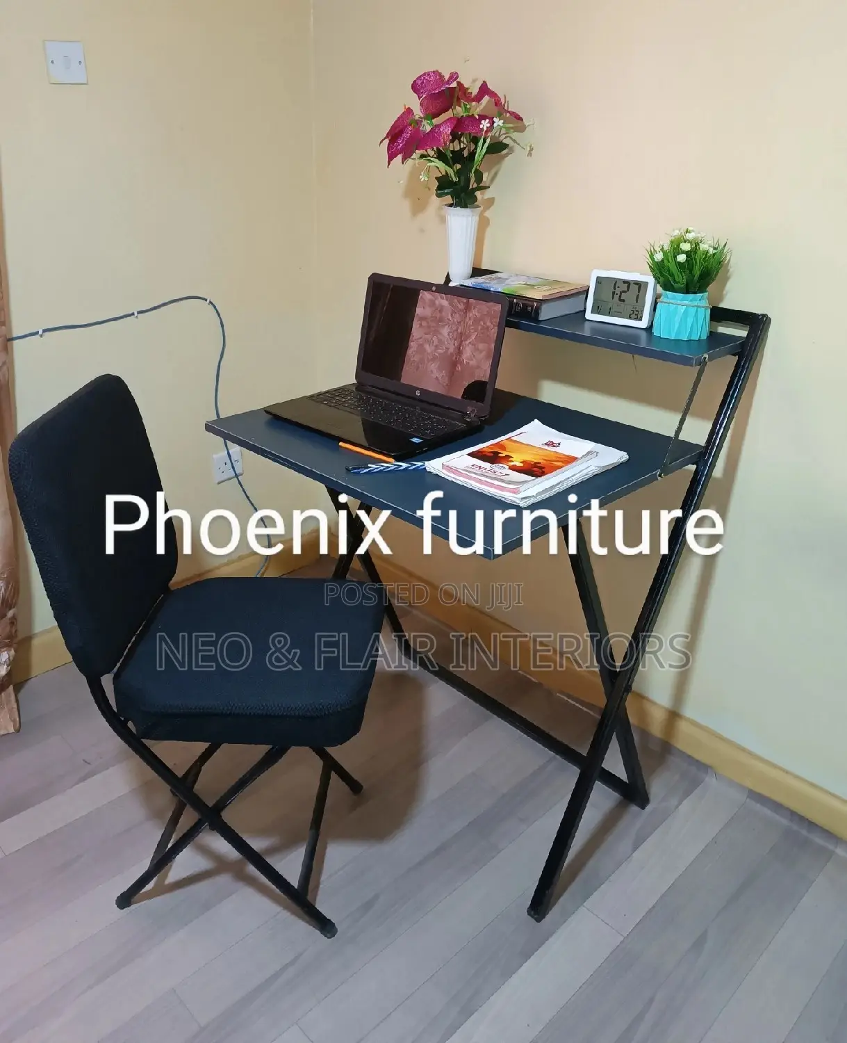 Foldable Study Table and Chair