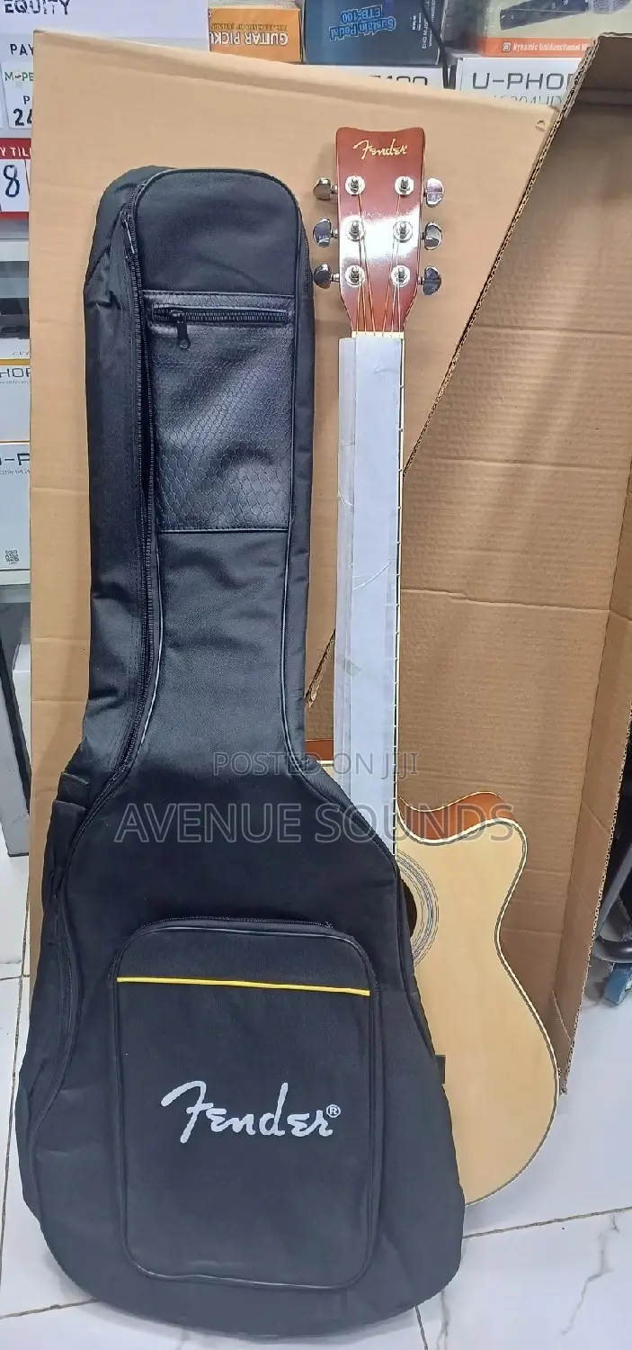 Fender Acoustic Guitar With Fender Bag