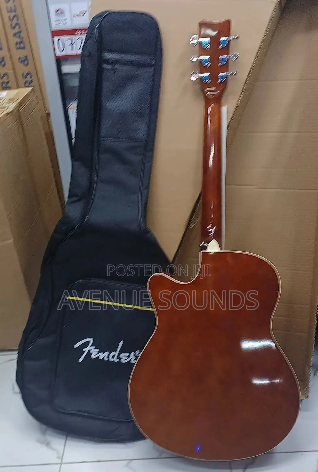 Fender Acoustic Guitar With Fender Bag