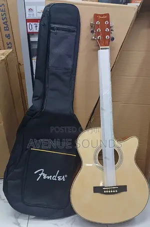 Fender Acoustic Guitar With Fender Bag