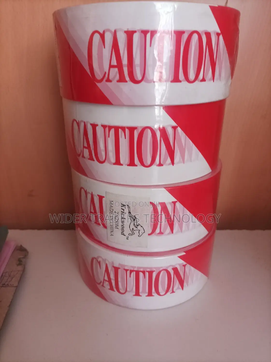 Caution Warning Ribbon Tapes Red White Site Safety