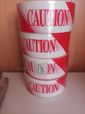 Caution Warning Ribbon Tapes Red White Site Safety