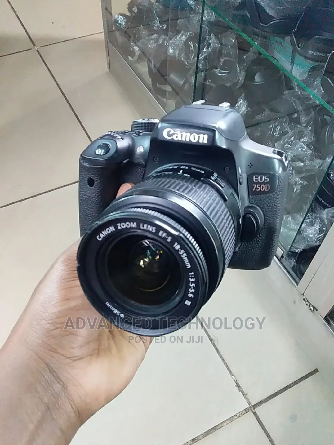 Canon 750d With Kit Lense 18-55mm