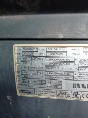 150kva Slightly Used Cummins Power Generator