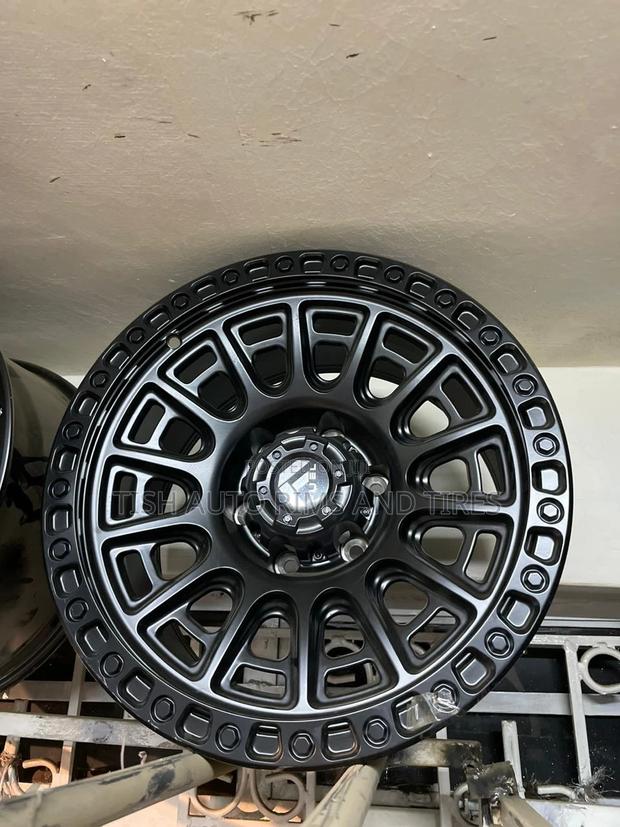 Toyota Hilux, Landcruser Prado 17 Inch Black Rims Offset