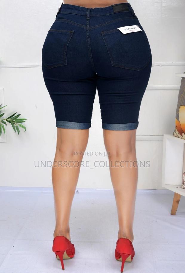 High-End Ladies Denim Shorts - main view