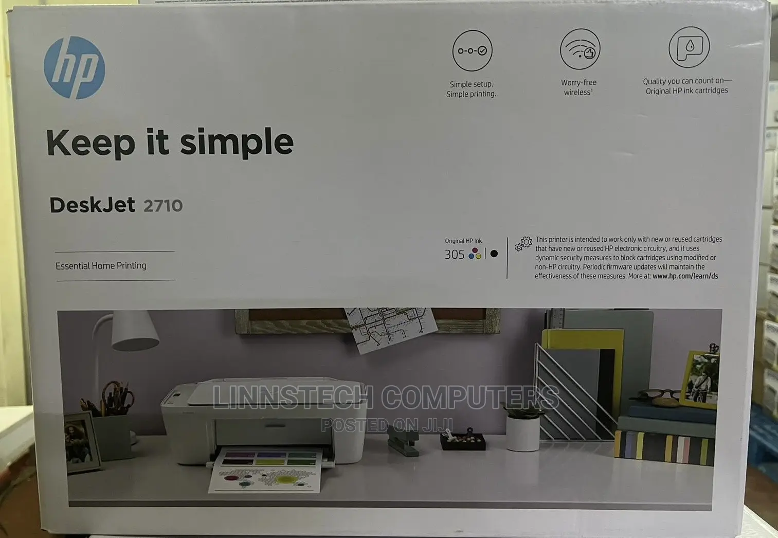 HP Deskjet 2710 3-in-1 Wireless Printer