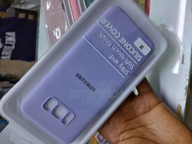 Samsung Galaxy S8 Silicone Cover Violet (EF-PG950) - thumbnail 2