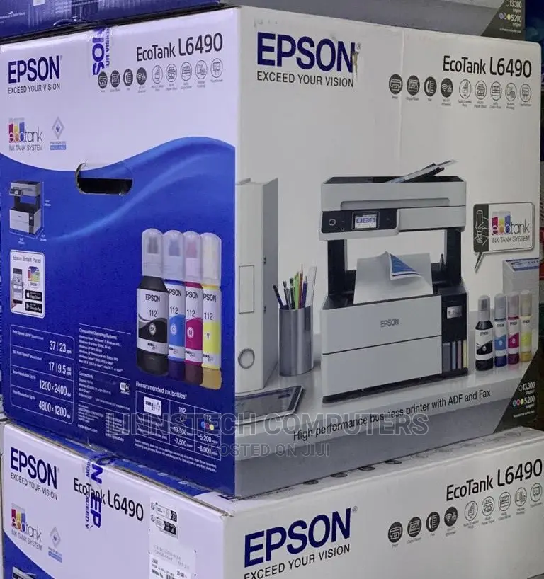 Epson Ecotank L6490 Business Color Printer With Fax and ADF