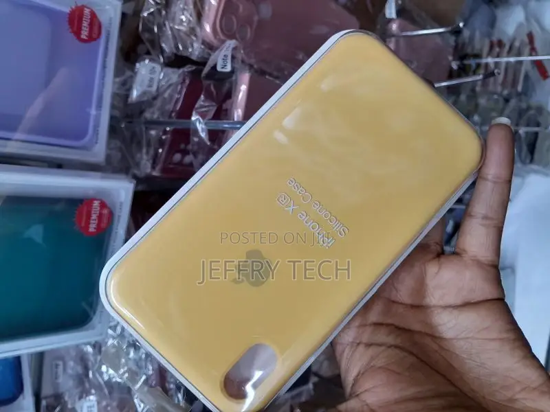 Fashion Bumper Case for Apple iPhone X (Yellow, Pack Of: 1)