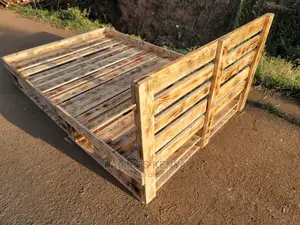 Detachable Wooden Pallet Bed- Size 4x6ft