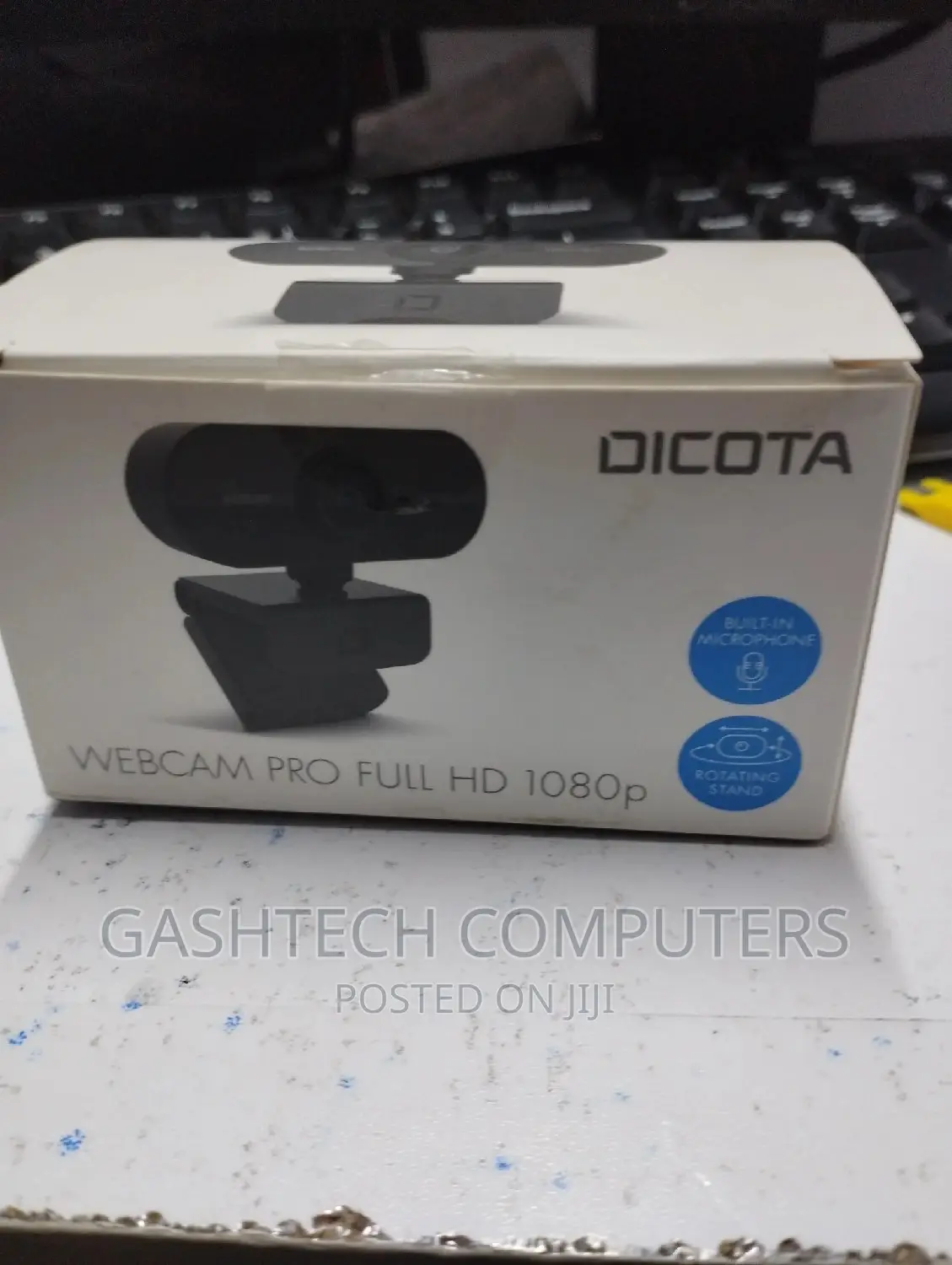 Dicota Webcam PRO Full HD 1080P