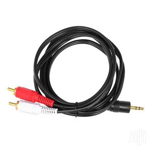 Generic 1.5 Meter RCA Audio Cable 3.5mm Male to 2 RCA