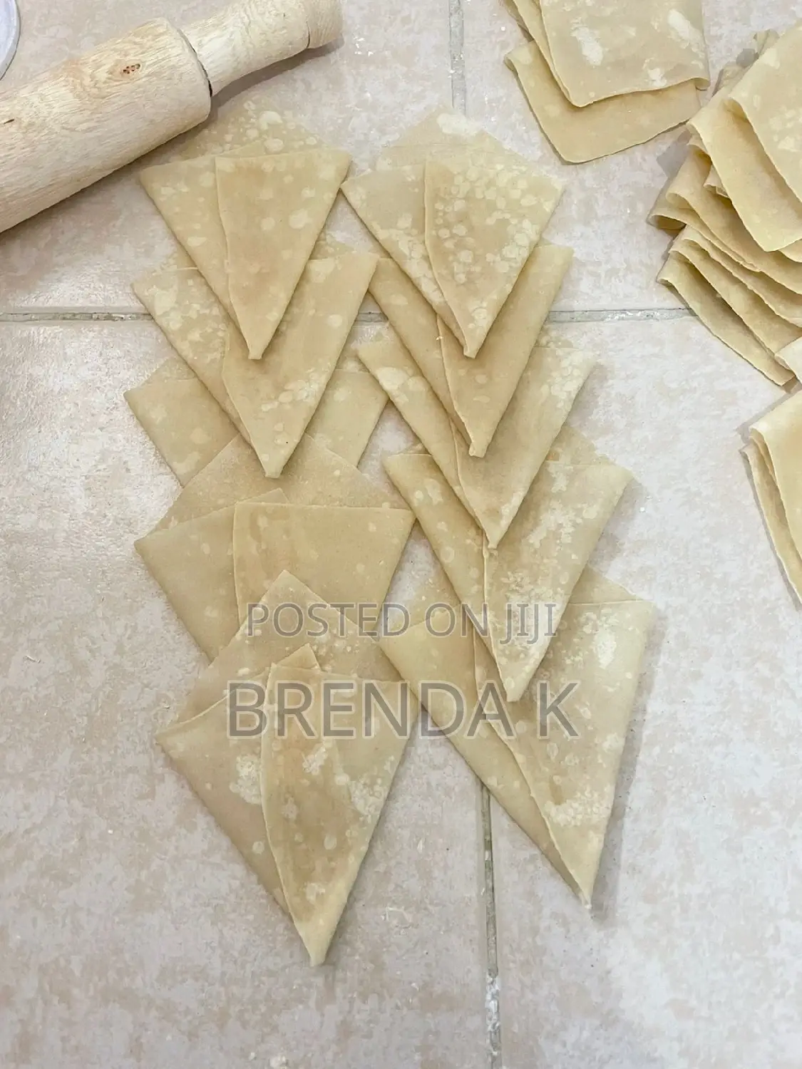 Samosa Pockets/Samosa Wraps/Mada (20 Folded Pcs)