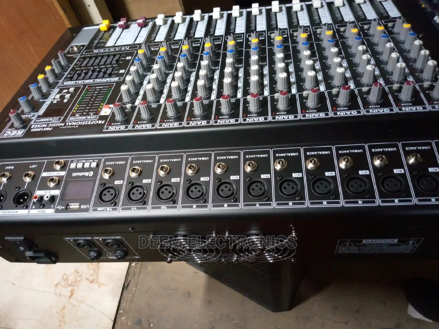 Powered Mixer 12channels, PMX 12