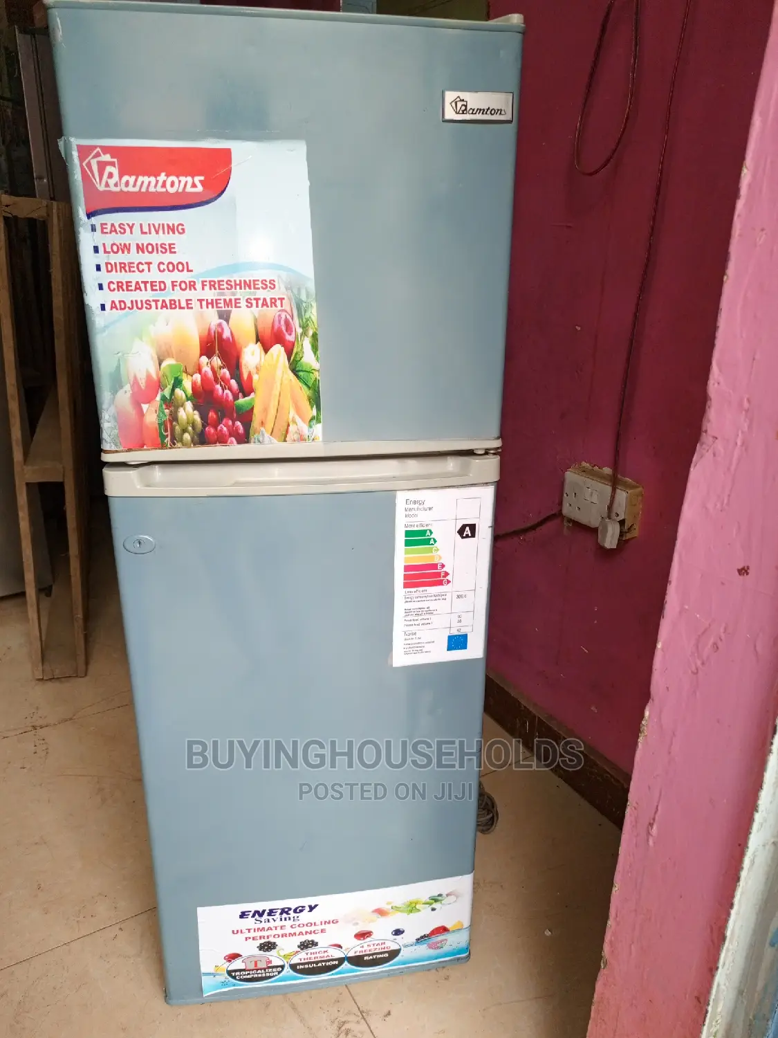 Ramtons 128L Two Door Fridge