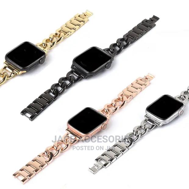 Smart Watch With Stainless Steel Strap - main view