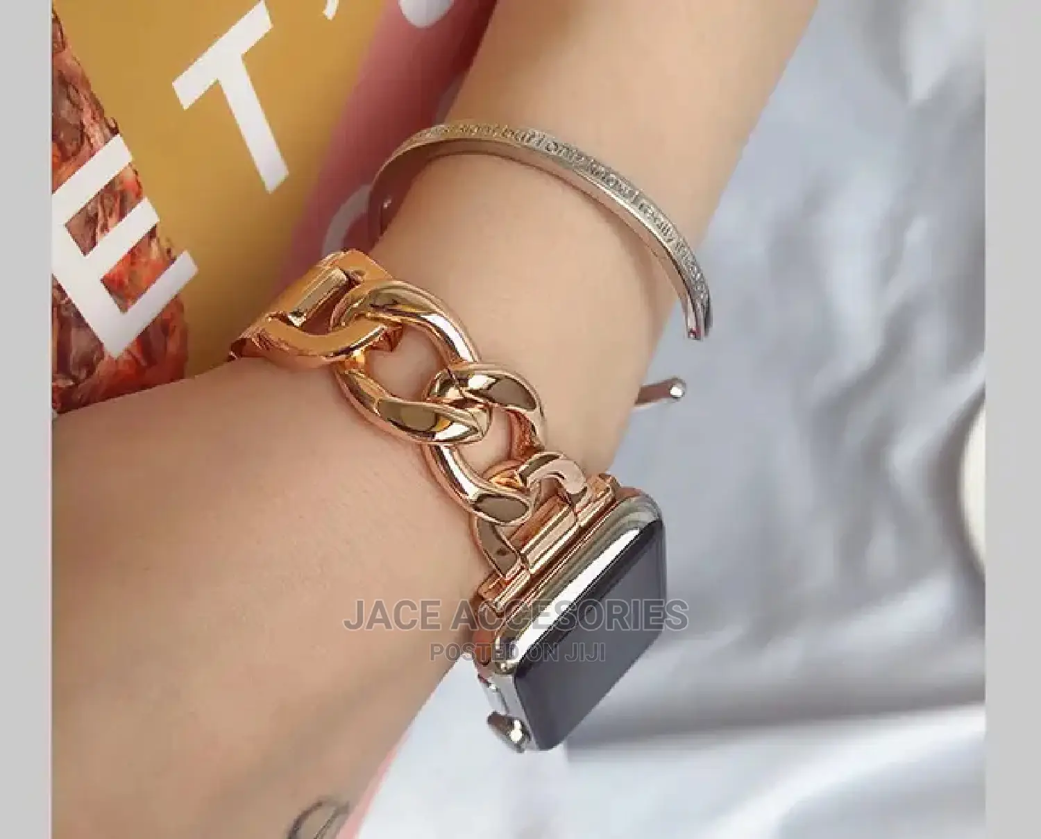 Smart Watch With Stainless Steel Strap