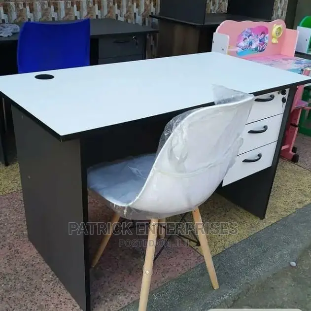 1.2 MTRS Office Desk Plus Eames Chairs