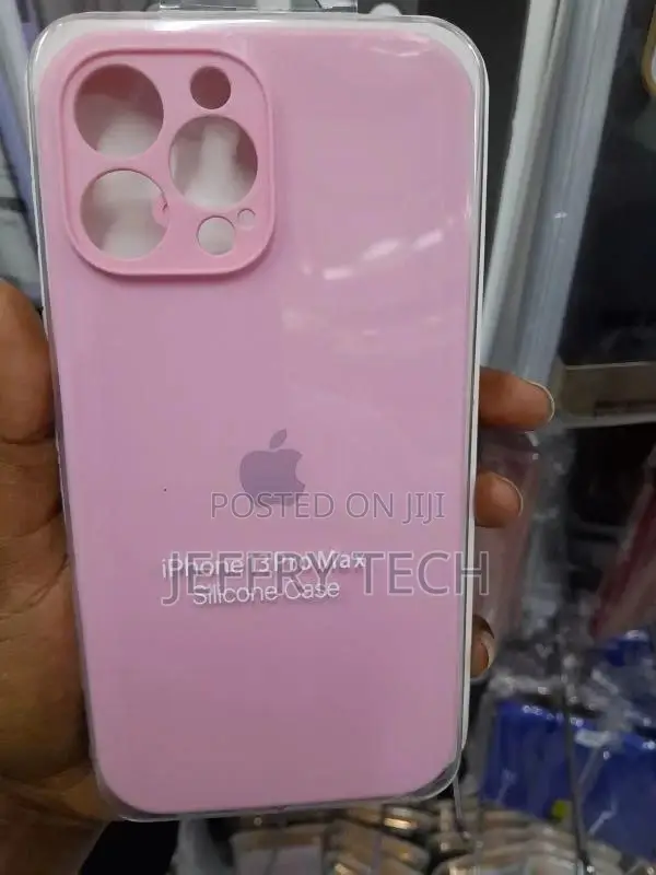 Vine iPhone 13 Pro Max Silicone Case- Peach