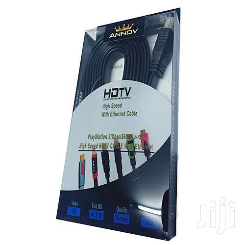 Annov 1.5M HDMI Flat Cable HD HDMI Cable High Speed - thumbnail 3