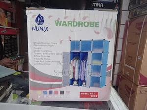Nunix 3 Columns Heavy Portable Plastic Wardrobes - thumbnail 2