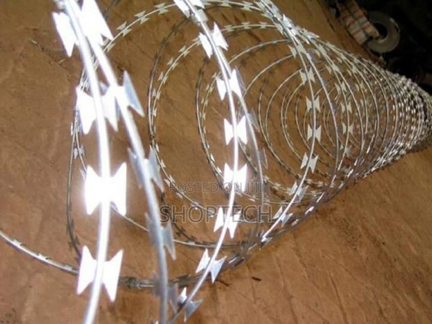 Silver Razor Wire - main view