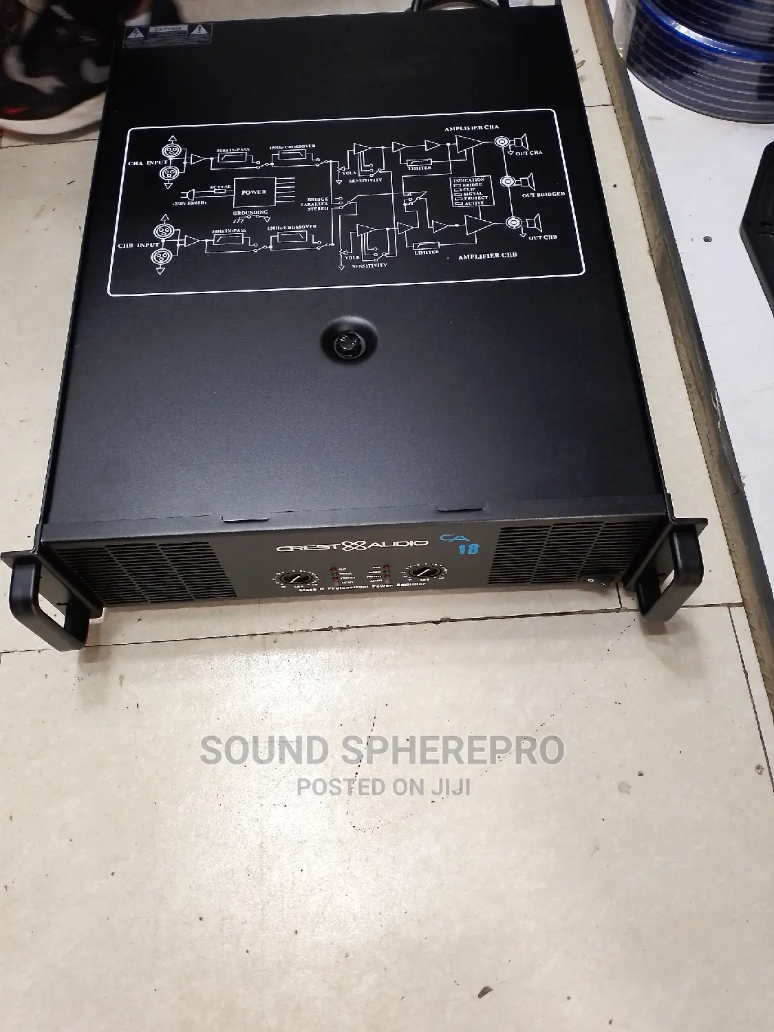 Crest Audio 18 Amplifier Normal Switch