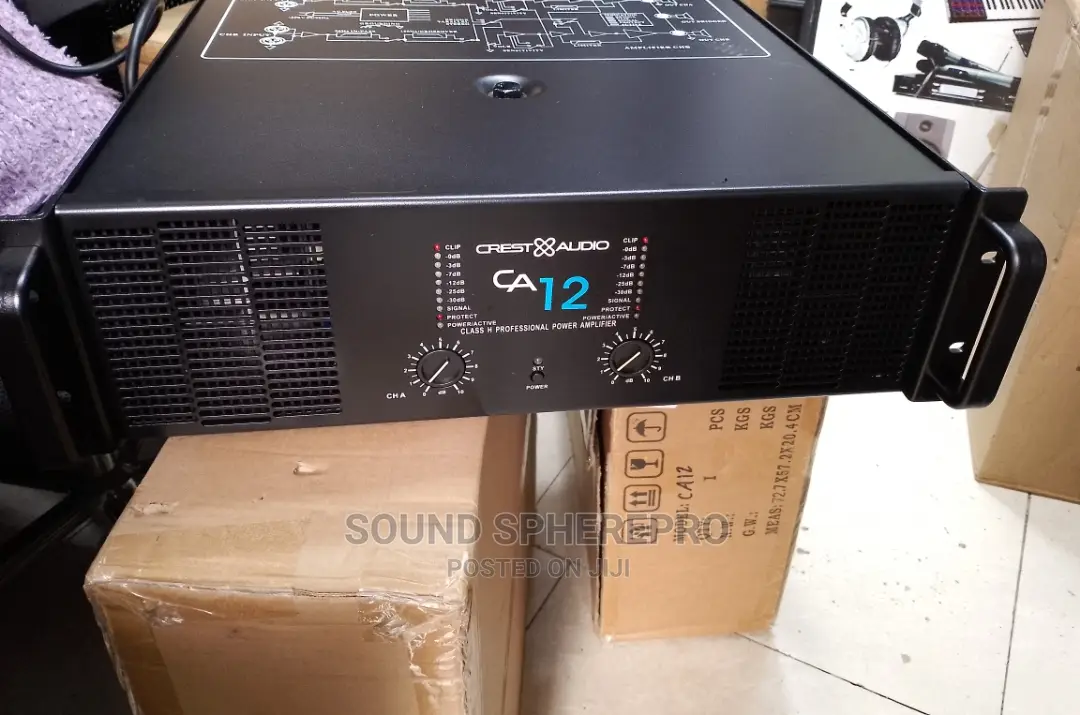 Crest Audio 12 Long Press Amplifier
