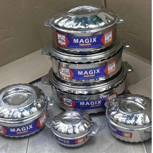 Hotpots 4pcs Set Stainless Steel - main view