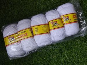 Robin Chunky 3ply White Yarn Packet of 5 Rolls Code 7001 - thumbnail 2