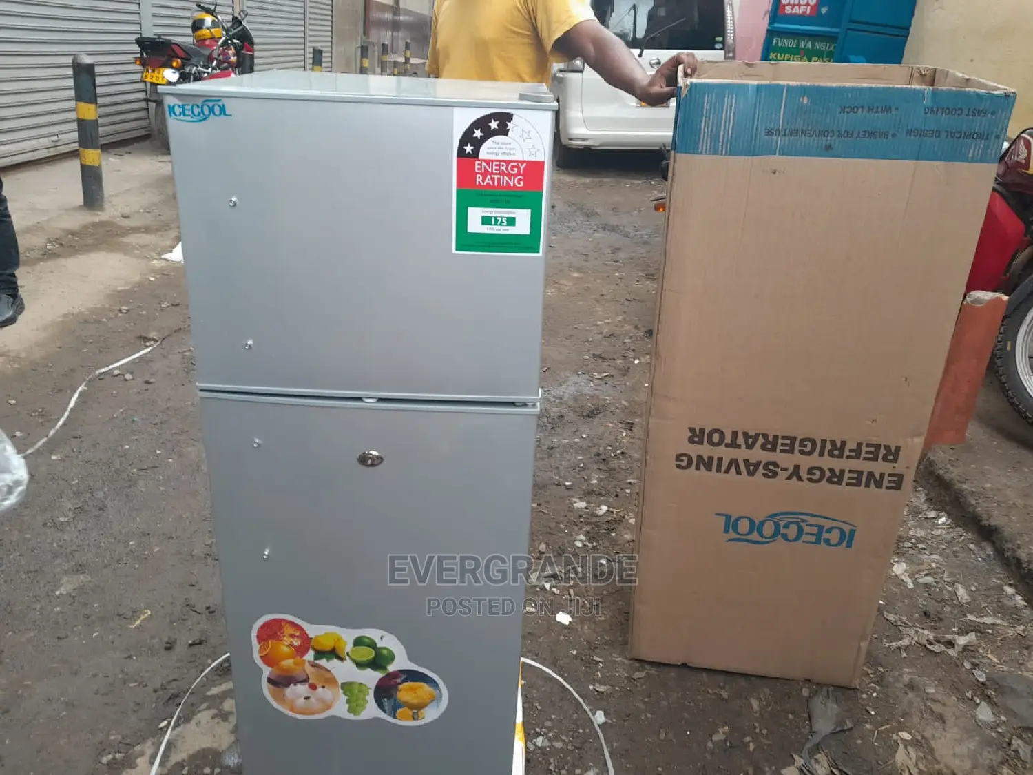 138 Litres Fridge Double Door Icecool Brand