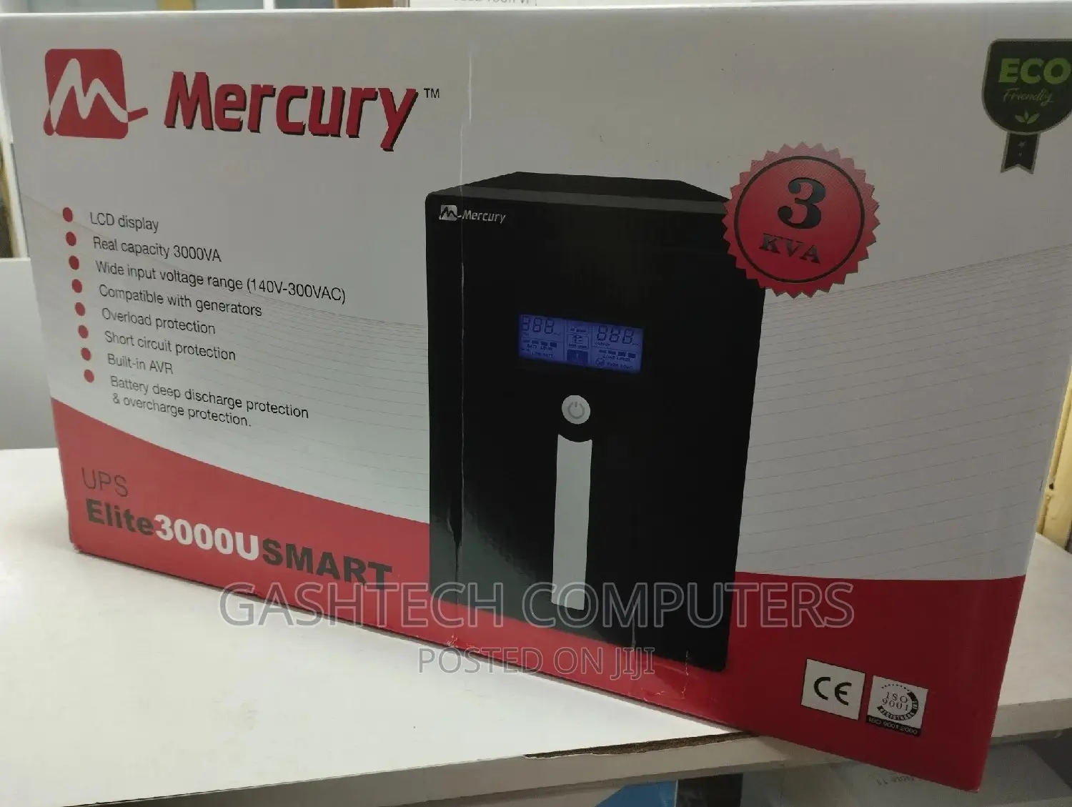 Mercury 3KVA Uninterruptible Power Supply Ups