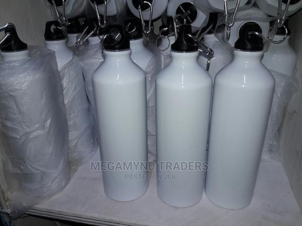 Water Bottle 750ml/Aluminium Water Bottle White - thumbnail 4