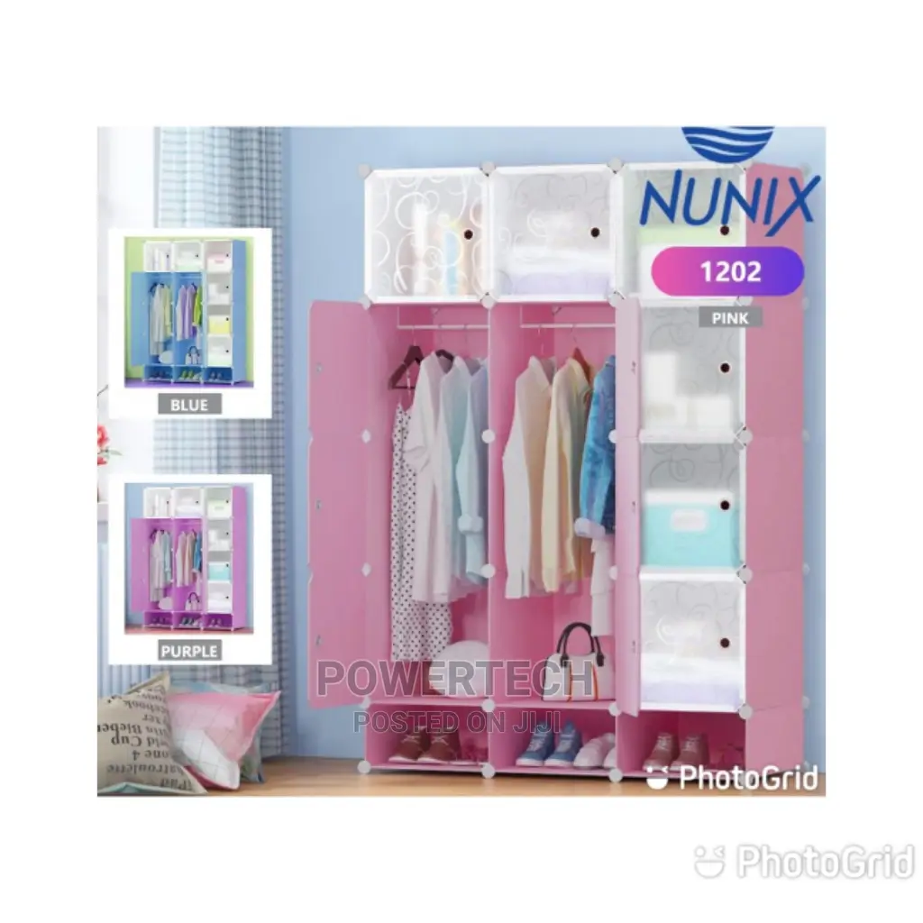 Nunix Strong Portable Plastic Wardrobe