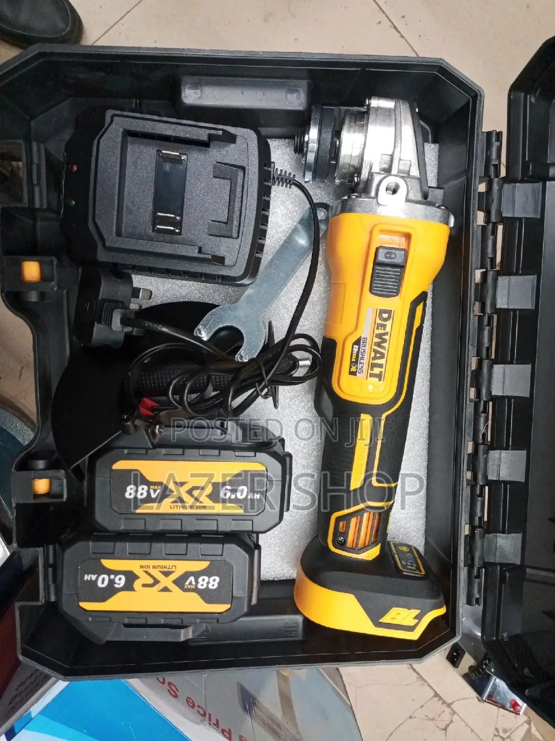 88v Dewalt Cordless Angle Grinder