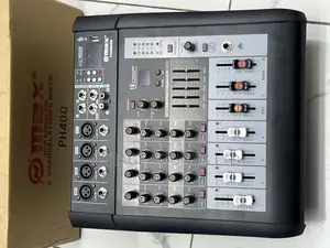 Max 4 Mixer With Power Amplifier Ph400 USB Stage Mixer