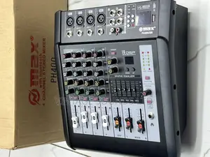 Max 4 Channel Powered Mixer With Bluetooth and Usb