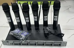 BNK Professional 6 Microphones UHF Wireless Microphone ES600