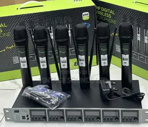 BNK ES600 Professional 6 Channels UHF Wireless Microphones