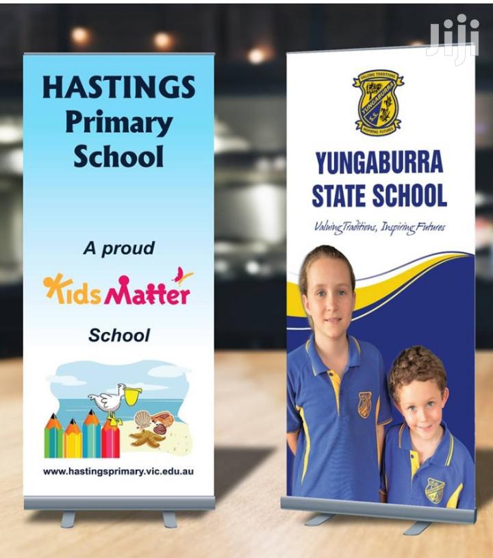 Roll Up Banner Printing Narrow Base Banner