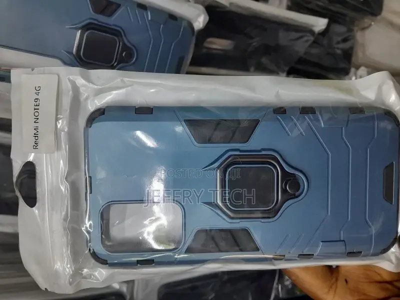 Boerhang Xiaomi Redmi Note 9 4G Case, Rugged Shockproof TPU