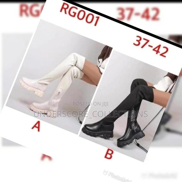 Latest Ladies Thigh High Socks Boot Shoe