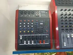 Red Omax 4 Channels Powered Mixer