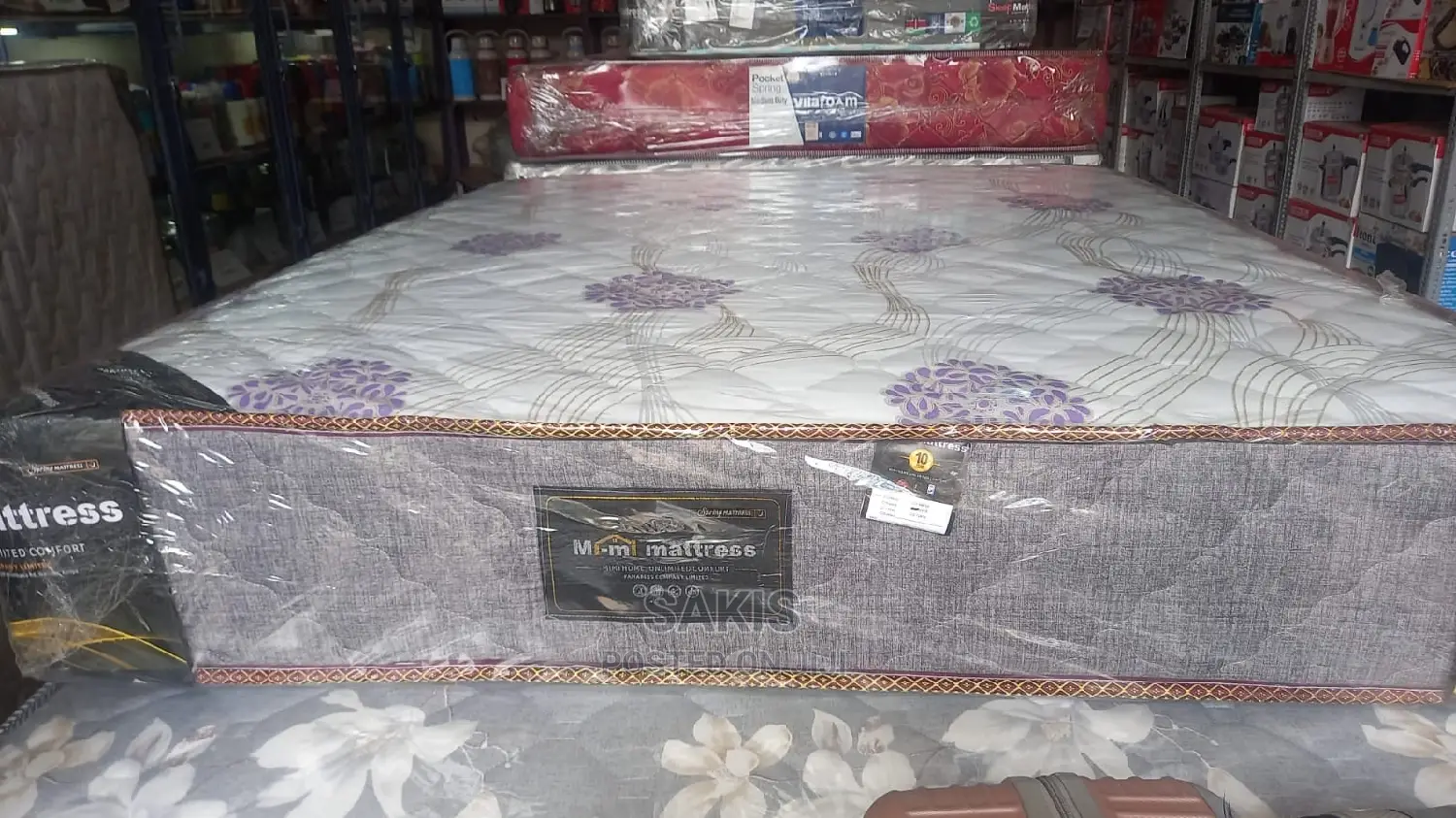 10/10! Yaani 10yrs Warranty, 10inch 5 X 6 Spring Mattresses