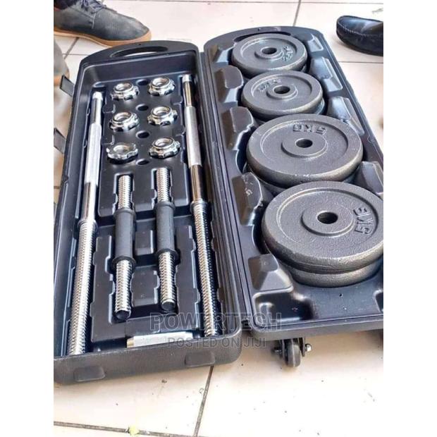 50kg Dumbells With Barbell. - main view