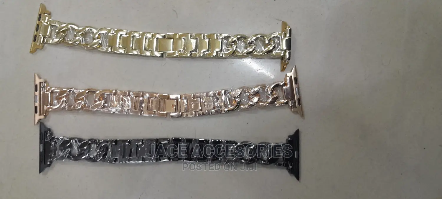 Single Row Smartwatch Metal Strap