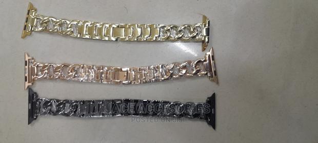 Single Row Smartwatch Metal Strap